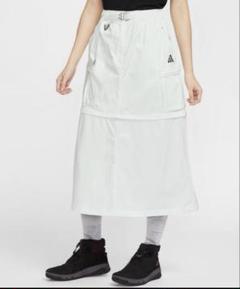 新品(レディースXL)ナイキ NIKE ACG 白　ジップオフスカート 2WAY セール】NIKE WMNS ACG SMITH SUMMIT ZIP OFF SKIRT FN1970-121