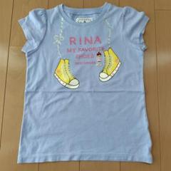 ミキハウス リーナちゃん水色 Tシャツ　110
