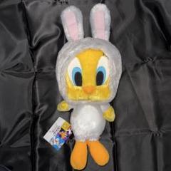 ルーニーテューンズ ぬいぐるみ　トゥイーティー うさぎコスチュームバックスバニー ルーニーテューンズ ぬいぐるみ トゥイーティー うさぎ
