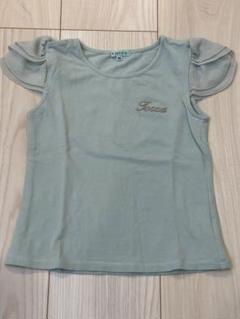 【美品】TOCCA 半袖カットソー Tシャツ　チューリップ袖 110cm 水色