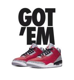 ☆AIR JORDAN3 SE☆レッドセメント☆エアジョーダン3バーシティレッド