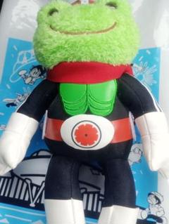 かえるのピクルス　仮面ライダーコラボドール　ビーンドール用マスク　サコッシュ かえるのピクルス 仮面ライダーコラボドール ビーンドール用
