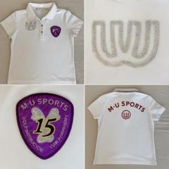 ☆ M・U SPORTS 白ポロシャツ M〜L相当