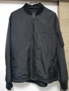 LACOSTE ネイビー MA-1 フライトジャケット LACOSTE ma1 ma-1 撥水ボンバージャケット / 中綿 MA-1 フライト