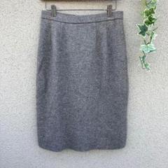【LeMARAIS】サイズ11♡ひざ丈スカート ストレッチ 裏地 グレー