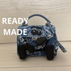 READY MADE★人気 リメイク 日本製 モンスター バッグ バンダナ 総柄