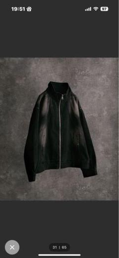 ADRER ブルゾン アウター 3way zip sleeve blast denim blouson