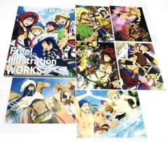 Free!特典 【イラストレーションワークス＆ジャケット】七瀬遙 松岡凛 橘真琴