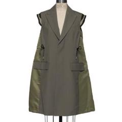 Sacai サカイ　スーチングベスト　カーキ　美品 Sacai サカイ スーチングベスト カーキ 美品 - メルカリ