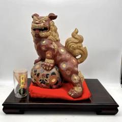 九谷焼∥玉乗り唐獅子∥狛犬∥色絵金彩∥縁起物∥厄除∥退魔∥置物∥高さ35cm 2025年最新】九谷焼 玉獅子の人気アイテム - メルカリ