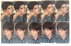 韓国BL 夜画帳 トレカ 4枚 韓国版 漫画 初版 夜画帳 4巻 特典 トレカ 韓国BL レジン