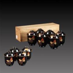輪島塗　箸洗　五客　美品共箱　茶道具　懐石道具　送料込 Amazon.co.jp: 輪島塗名匠 若島孝雄木製 懐石道具揃 共箱折敷