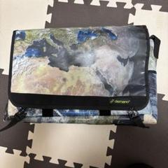 demano 地図柄 フロントメッセンジャーバッグ　ブロンプトン　一点物 demano 地図柄 フロントメッセンジャーバッグ ブロンプトン 一点