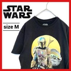 90s 古着 スターウォーズ Tシャツ キャラクターT ブラックT M