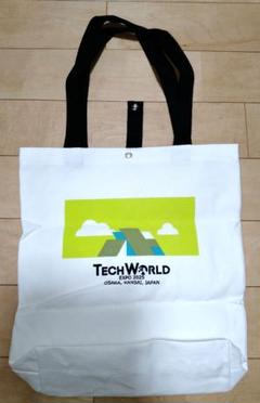 TECH WORLD/テックワールド 万博 ピンバッジ トートバッグ 荷物タグ 万博 ピンバッジ ラゲージ刺繍タグ TECH WORLD テックワールド