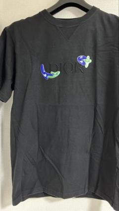 【未使用級】 Christian Dior ケニーシャーフ ロゴ刺繍ニット 黒 Christian Dior(クリスチャンディオール) DIOR×KENNY SCHARF