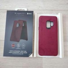 bugatti レッド Galaxy S9 ケース スエード