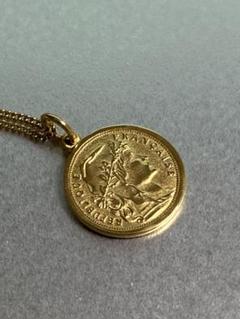【SALE】 希少美品】 REPUBLIQUE FRANCAISE コインネックレス - メルカリ アクセサリー