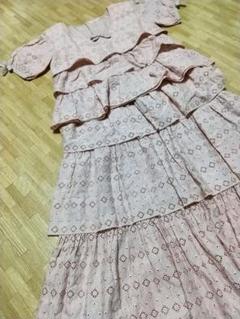 ワンダフルワールド カネコイサオ フリル フレアロングスカート