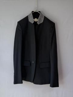 美品 ステラマッカートニー ピークドラペル テーラードジャケット ステッチ1B Stella McCartney - ステラマッカートニー ハンガリー製