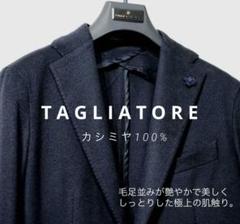タリアトーレ カシミヤ100 艶やかな毛並み しっとり感 ネイビー 46 タリアトーレ カシミヤ100 艶やかな毛並み しっとり感 ネイビー 46