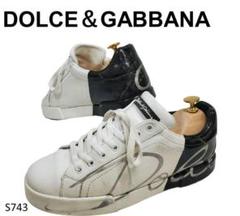 ポルトフィーノ スニーカー カーフ&パテントレザー Men's Portofino Sneakers | Dolce&Gabbana