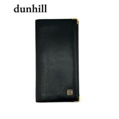 【✨新古品✨】dunhill ブラック 二つ折り財布 レザー 送料込み！ 極美品 dunhill 二つ折り財布 ブラック レザー