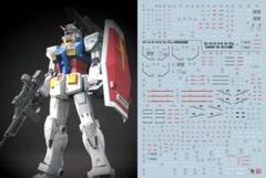 HG 144RX78-2GTOガンダム 専用蛍光水転写式デカール