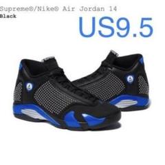 27.5cm Supreme Nike Air Jordan 14 Black