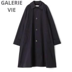 GALERIE VIE カシミヤ ウール チェスター コート 36 ネイビー GALERIE VIE カシミヤ ウール チェスター コート 36 ネイビー