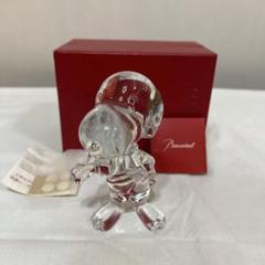 【新品未使用】バカラ　スヌーピーオブジェ Baccarat バカラ スヌーピー オブジェ 置物