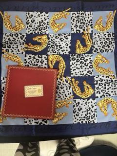 Cartier レオパード柄 シルクスカーフ Cartier レオパード柄 シルクスカーフ - メルカリ