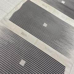 BY5802 白　グレー　袋帯 正絹 六通 訪問着 色無地　付下　銀　モダン