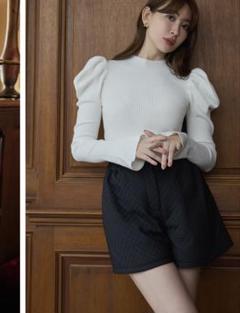 パンツ herlipto Quilted Flare Bell Shorts 2025年最新】Herlipto レディース ショートパンツ・ハーフパンツ