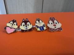チップ＆デールピンバッジ ディズニー ピンバッジ【チップ＆デール＆クラリス】東京