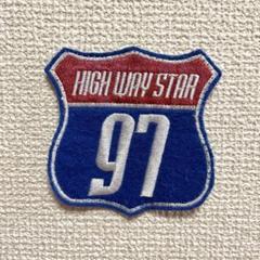 新品 Livin America ROUTE ルート 刺繍ワッペン ユーズド加工