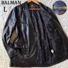 希少　Balmain Paris バルマン　羊革テーラードジャケット【L】黒 2025年最新】BALMAIN テーラードジャケットの人気アイテム
