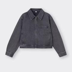 GU デニムジップアップブルゾン　Mのサムネイル