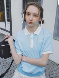 RD ゴルフポロシャツ ライトブルー