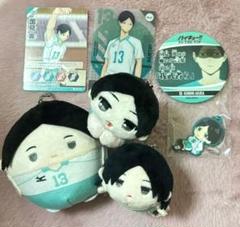 【ハイキュー!!】国見英 ふわコロりん はぐキャラ ぬいぐるみ ハイキュー!! 国見英 ふわコロりん もちもちマスコット はぐ