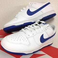 NIKE DUNK LOW RETRO 白青　30cm ダンク ナイキスニーカー