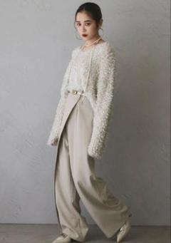 【ANDREA&Co. 】　ラップパンツ　ホワイト ANDREA&Co. 】 ラップパンツ ホワイト - メルカリ
