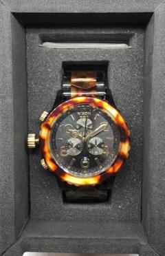 ニクソン NIXON 腕時計 A037-679 クロノグラフ べっ甲柄 - メルカリ