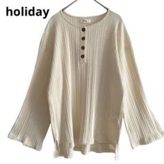 新品未使用完売品holiday TULIP柄カットソー 2025年最新】holiday レディース 長袖 Tシャツ・カットソーの