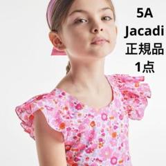 新品 Jacadi × LIBERTY 花柄 フリルスリーブ ワンピース 5A