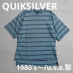 希少 美品 クイックシルバー 80s オールドサーフ tシャツ usa ボーダー
