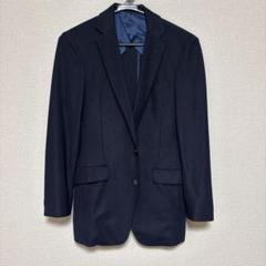 Navy PREMIUM テーラードジャケット デニム調 ワインレッド アンコン NAVY テーラードジャケット メンズ