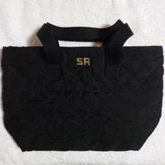 SR キルティングトートバッグ ブラック