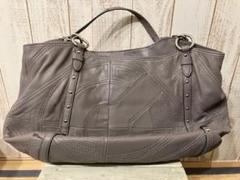 COACH グレー ショルダーバッグ