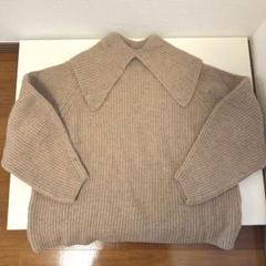 blkby moussy襟付きニット